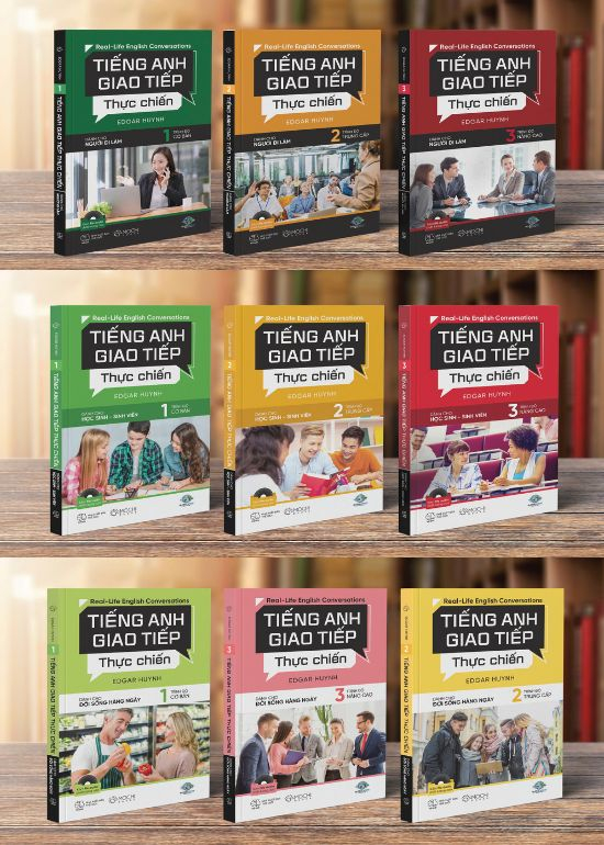 COMBO BỘ 9 CUỐN TIẾNG ANH GIAO TIẾP THỰC CHIẾN – CHO 3 NHÓM ĐỐI TƯỢNG