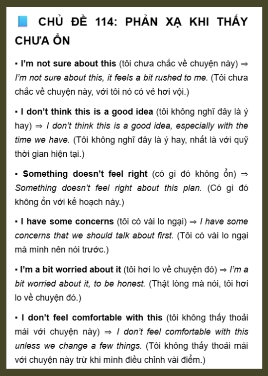 BỘ TỪ VỰNG VÀ CÂU VÍ DỤ DÀNH CHO NGƯỜI CHƯA TỪNG HỌC GIAO TIẾP ĐÚNG CÁCH (SÁCH PDF)