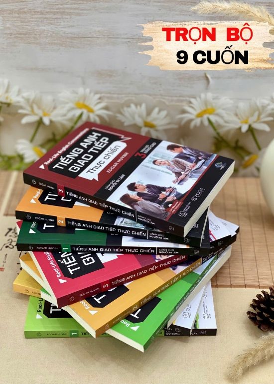 COMBO BỘ 9 CUỐN TIẾNG ANH GIAO TIẾP THỰC CHIẾN – CHO 3 NHÓM ĐỐI TƯỢNG