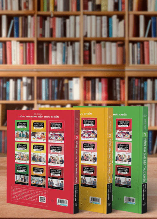 COMBO BỘ 3 TIẾNG ANH GIAO TIẾP THỰC CHIẾN - HỌC SINH SINH VIÊN