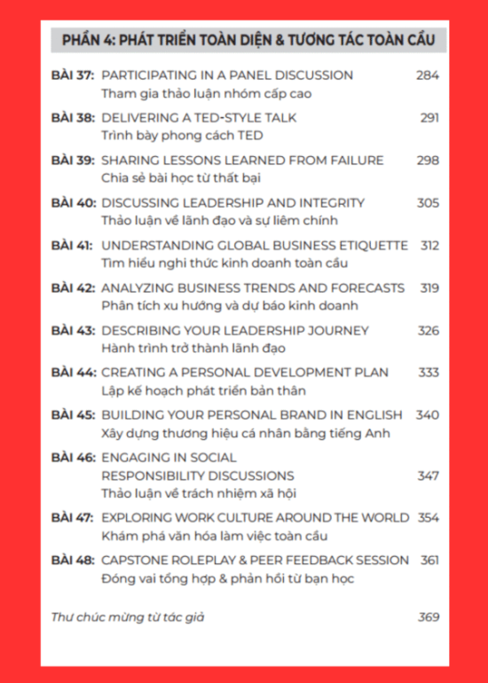 TIẾNG ANH GIAO TIẾP THỰC CHIẾN CHO NGƯỜI ĐI LÀM – NÂNG CAO