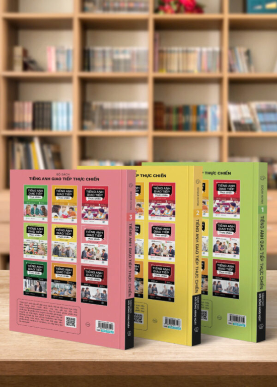COMBO BỘ 3 TIẾNG ANH GIAO TIẾP THỰC CHIẾN - ĐỜI SỐNG HÀNG NGÀY