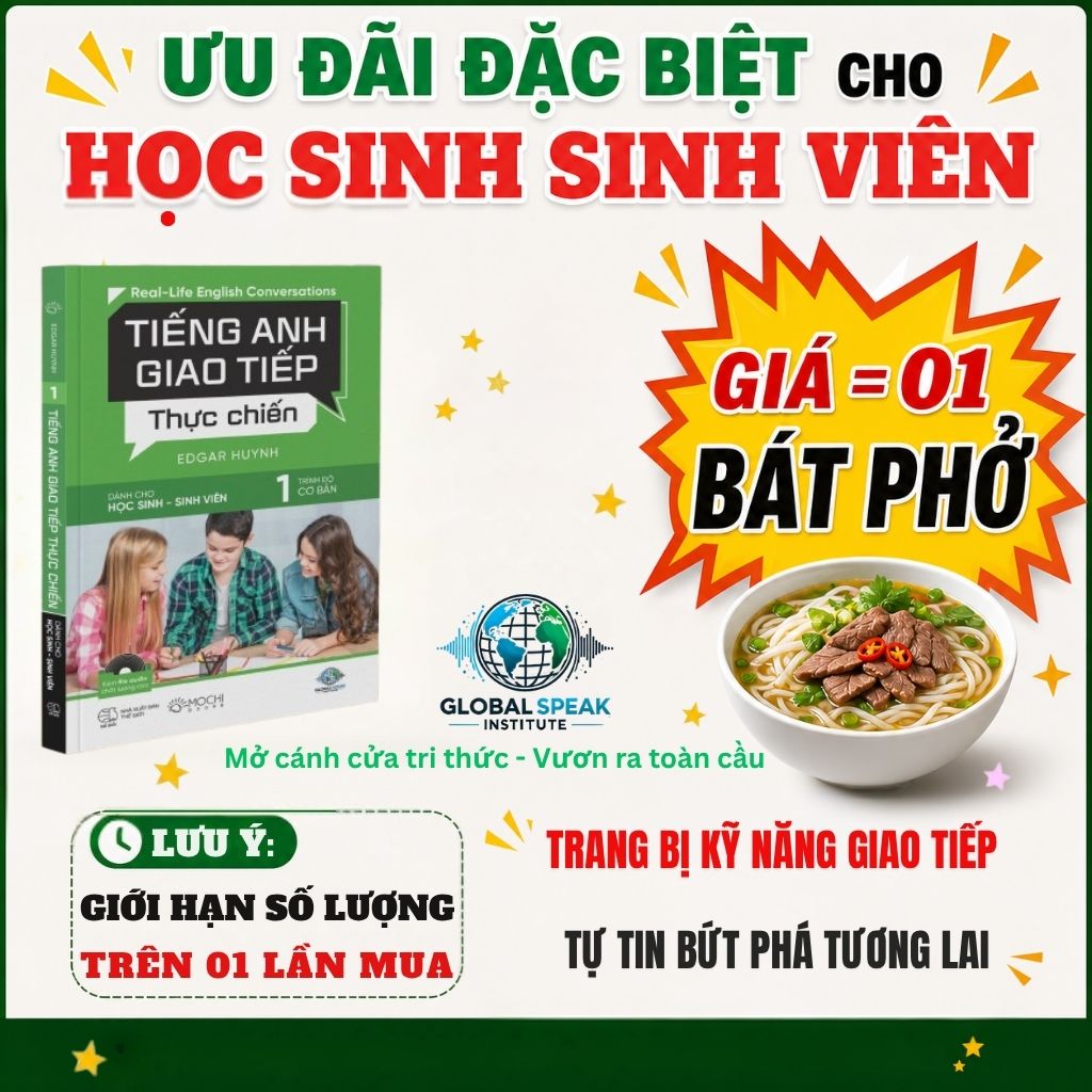 Đồng hành cùng thế hệ trẻ việt nam trên hành trình tự tin bước ra thế giới.