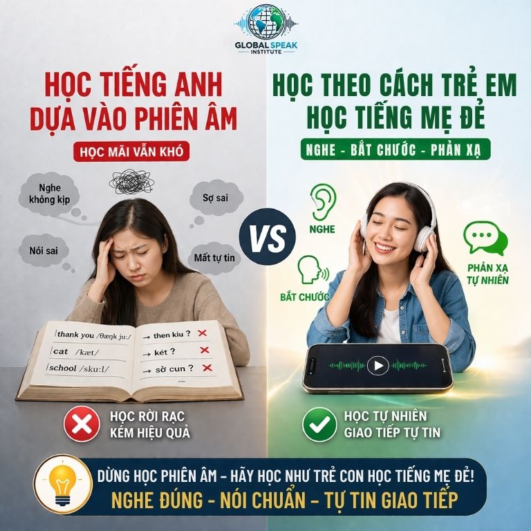 CHÚNG TA CÓ NÊN TIẾP TỤC HỌC TIẾNG ANH GIAO TIẾP DỰA VÀO PHIÊN ÂM KHÔNG?